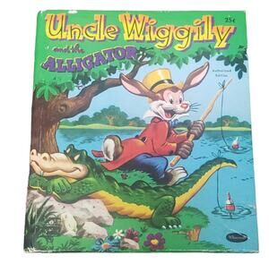 Vintage Whitman Uncle Wiggily & The Alligator Authorized Edition Nostalgia Book